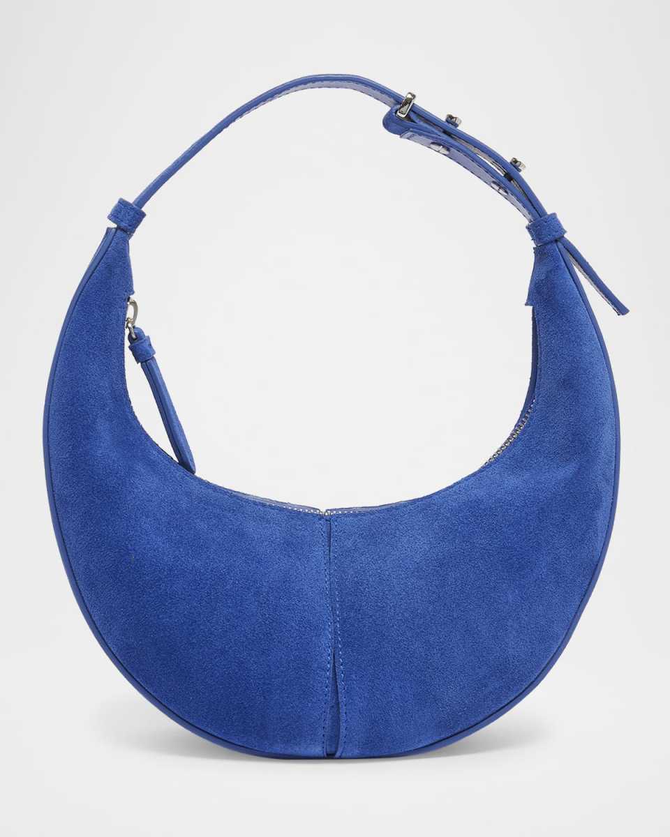 Slide Mini Suede Hobo Bag